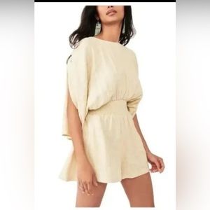 Free People free-est Pietro Tie Back Romper